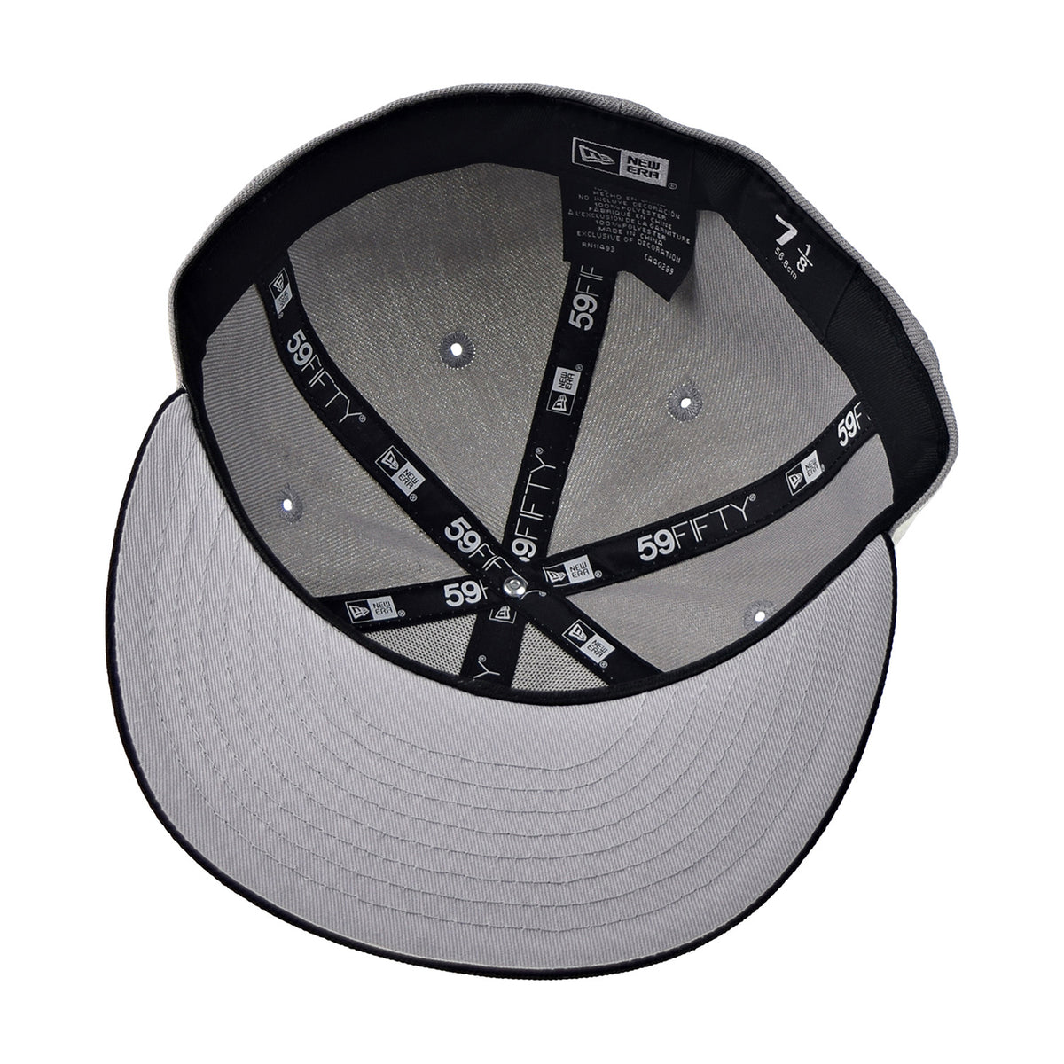New Era Long Island NY 59Fifty Fitted Men's Hat Grey-Black