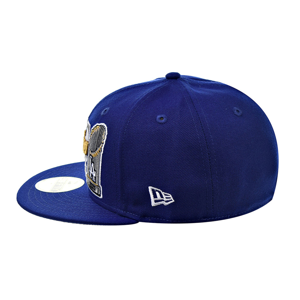 New Era Los Angeles Dodgers Royal 2020 World Series Champions Trophy 59FIFTY Fitted Hat