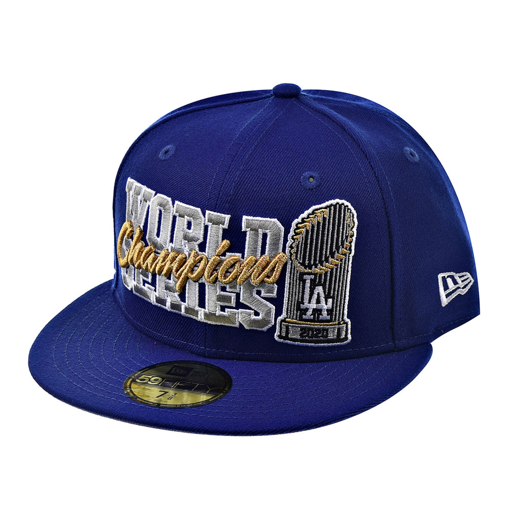 Los Angeles Dodgers Nike 2020 World Series Champions Gold T-Shirt - Royal