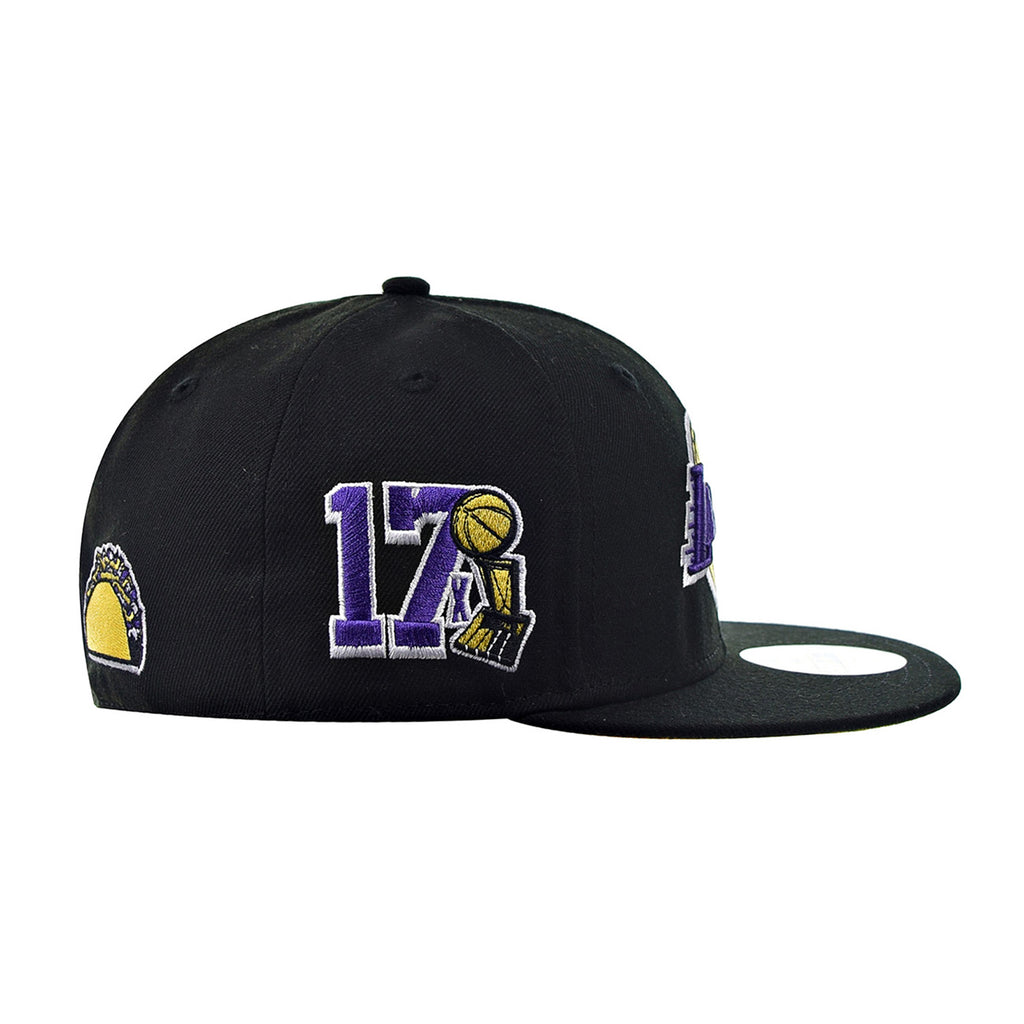 Men's New Era White Los Angeles Lakers 59FIFTY Fitted Hat