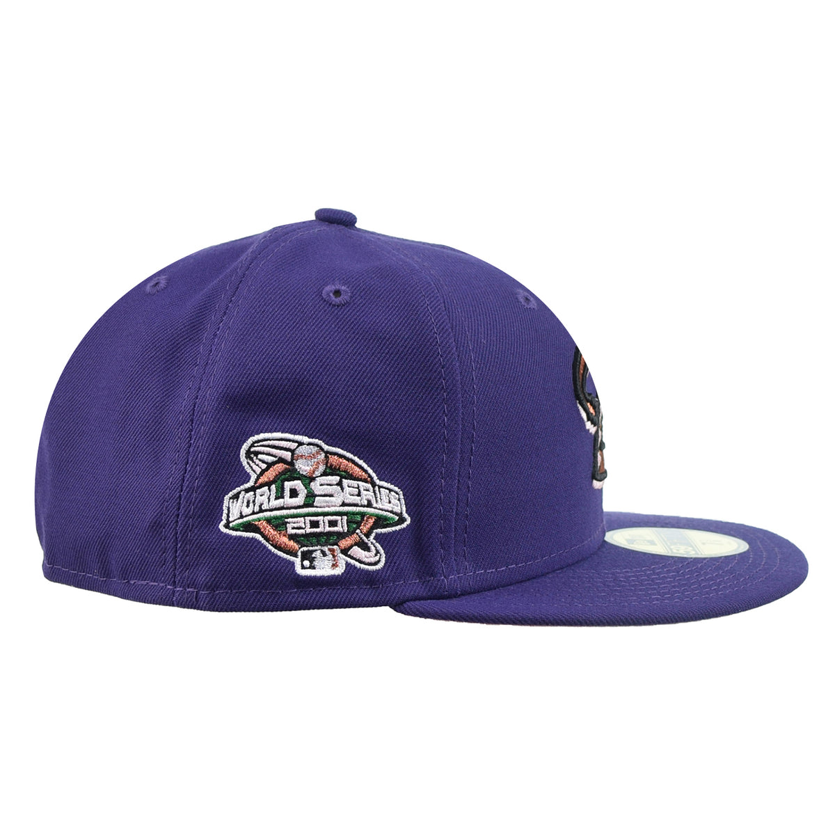 New Era Arizona Diamondbacks World Series 2001 59Fifty Men's Hat Purple-Pink