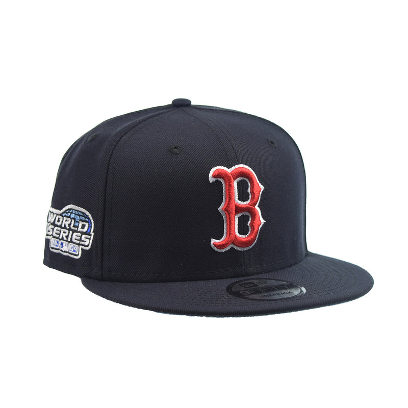 Men's New Era White Boston Red Sox Vintage 9FIFTY Snapback Hat