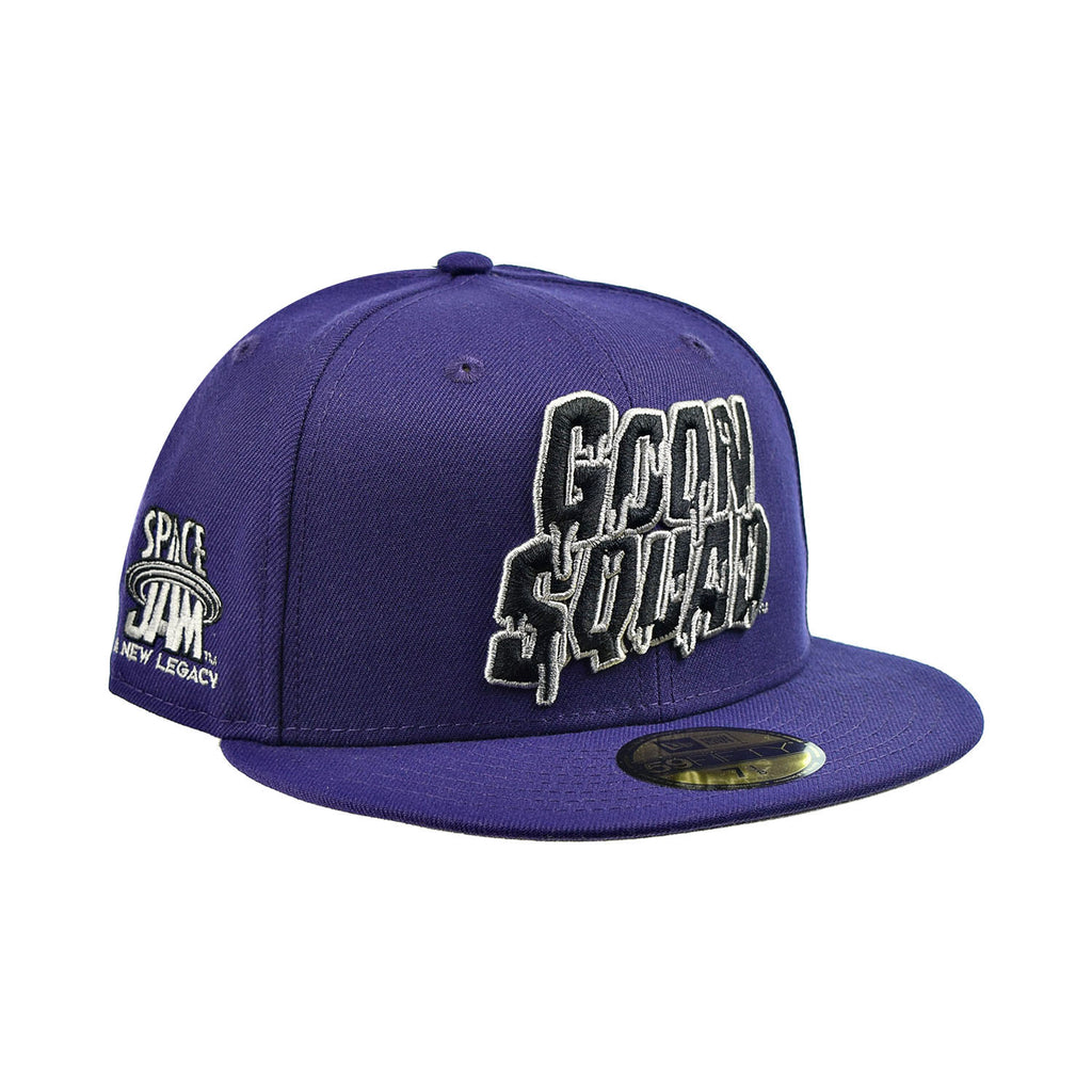 New Era Space Jam 2 "Goon Squad" 59Fifty Men's Fitted Hat Purple-Black-Grey