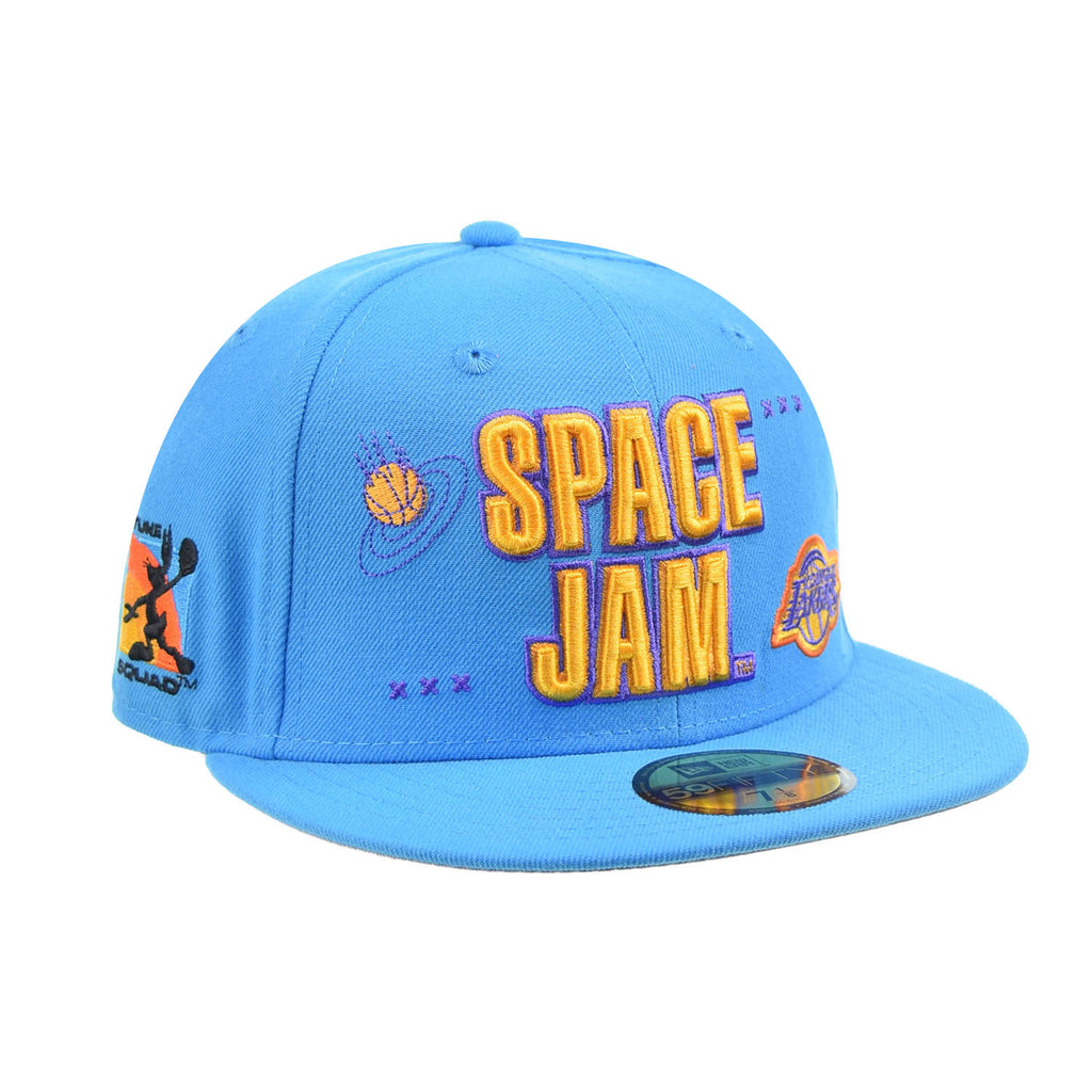 New Era La Lakers Space Jam 2-Tune Squad 59FIFTY Men's Fitted Hat Pantone Blue 70642008
