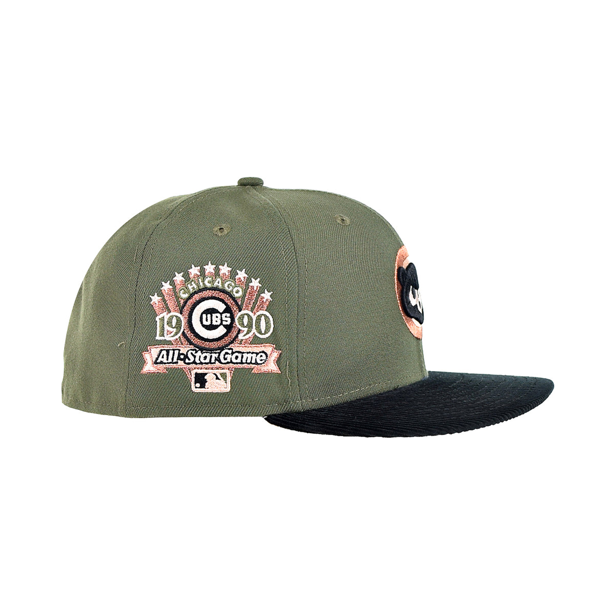 New Era Chicago Cubs ASG 59Fifty Men's Fitted Hat New Olive-Peach
