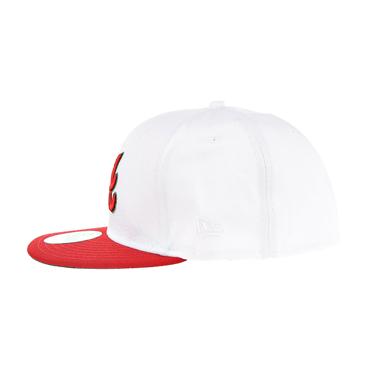 New Era Atlanta Braves 30th Anniversary 59Fifty Men's Fitted Hat White-Red