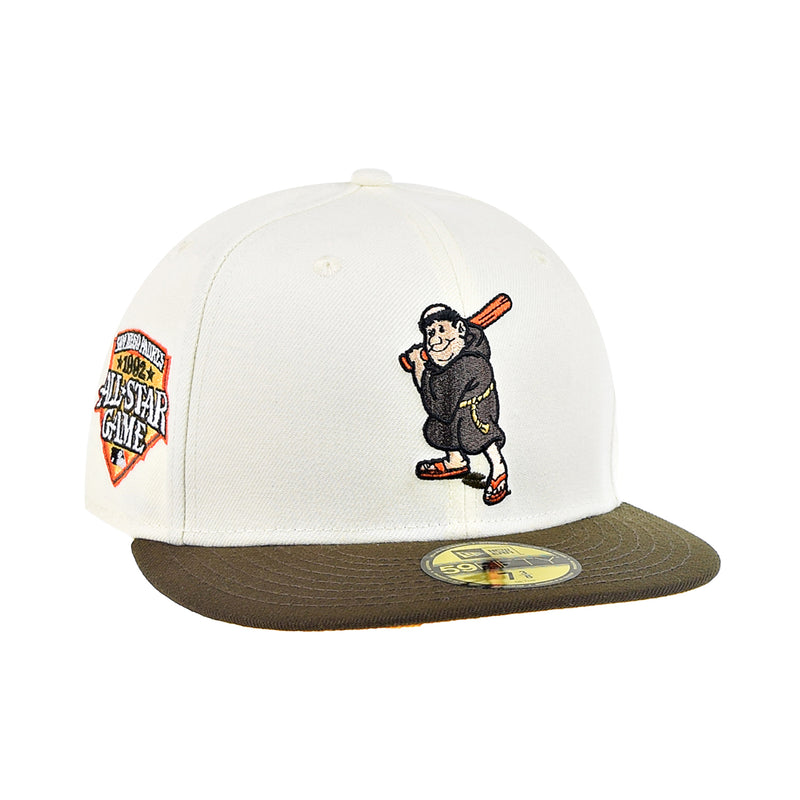 New Era San Diego Padres 1992 ASG Decades Men's Fitted Hat off-white-Brown Chrome Gold / 7