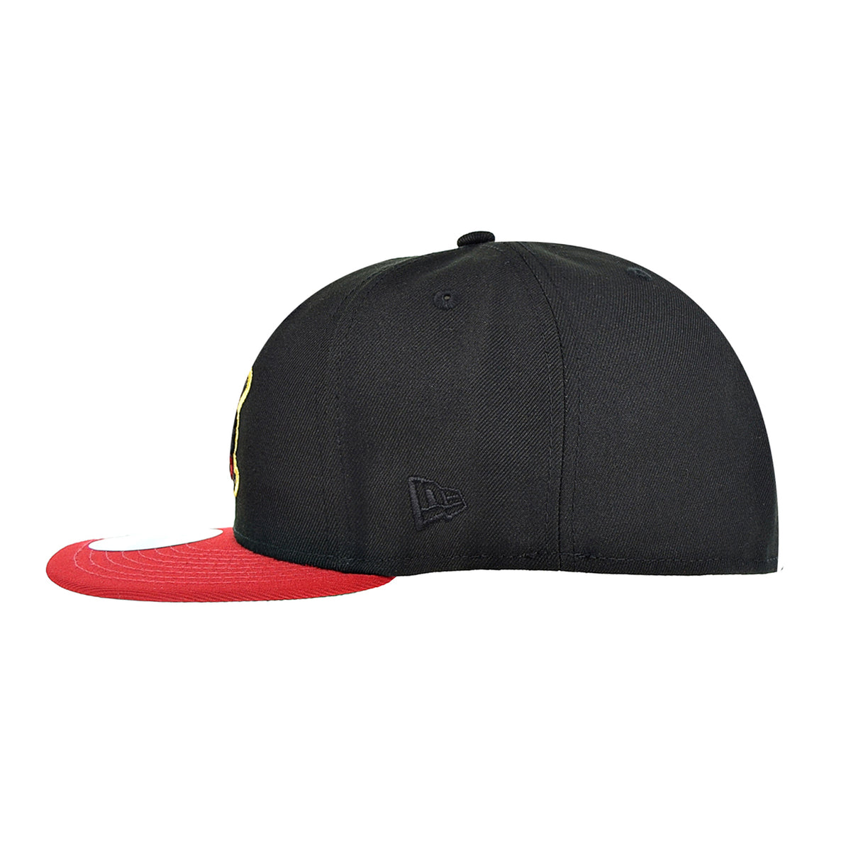 New Era Pittsburgh Pirates Flag 59Fifty Men's Fitted Hat Black-Scarlet