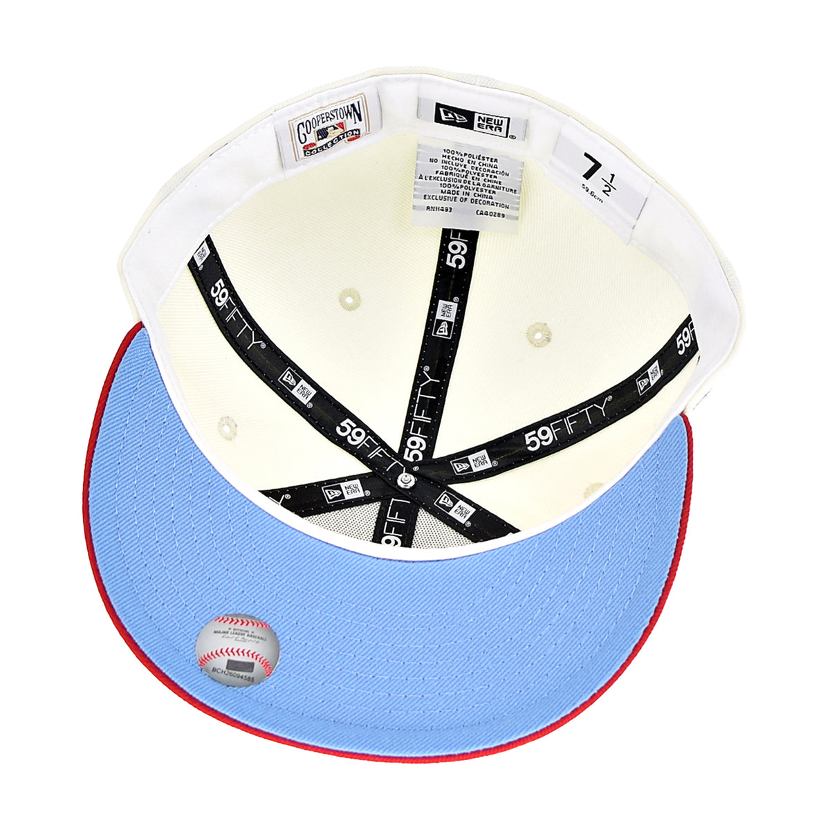 New Era Toronto Blue Jays 1993 World Series 59Fifty Men's Fitted Hat Off-White