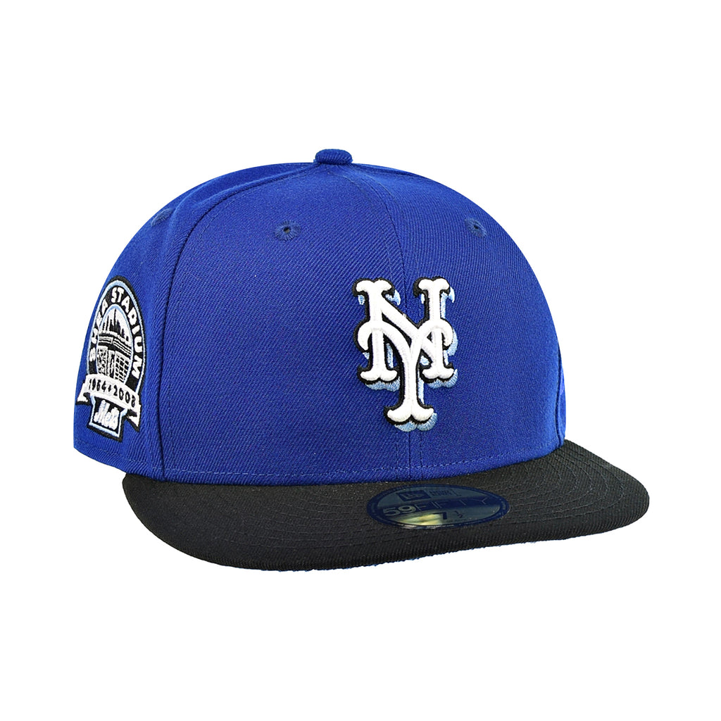New Era New York Mets Shea Stadium 59Fifty Men's Fitted Hat Blue-Black