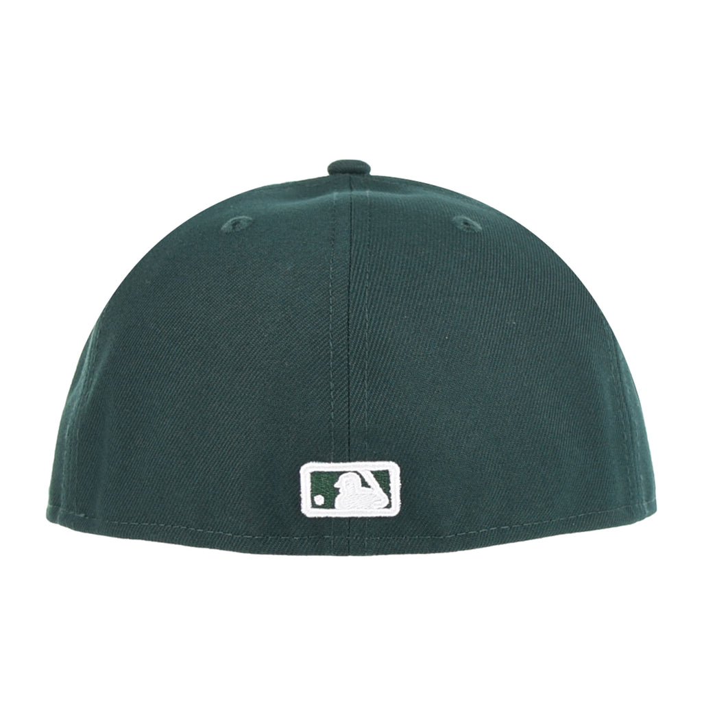 New Era Men 5950 New York Yankees Hat (Dark Green), Dark Green Pink / 8