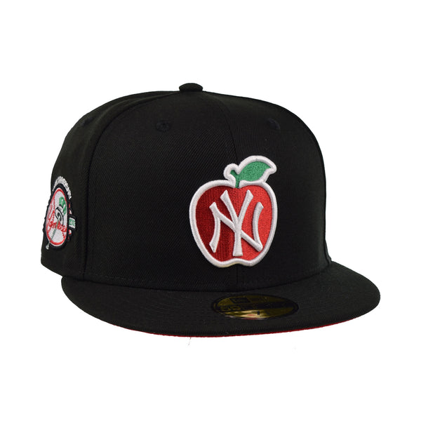 New Era New York Yankees Big Apple 100th Anniversary 59fifty Mens Hat Black-Red 