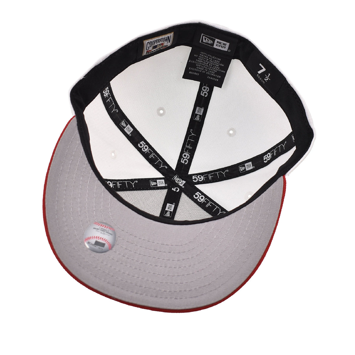New Era New York Yankees 1949 World Series 59Fifty Men's Fitted Hat White-Black
