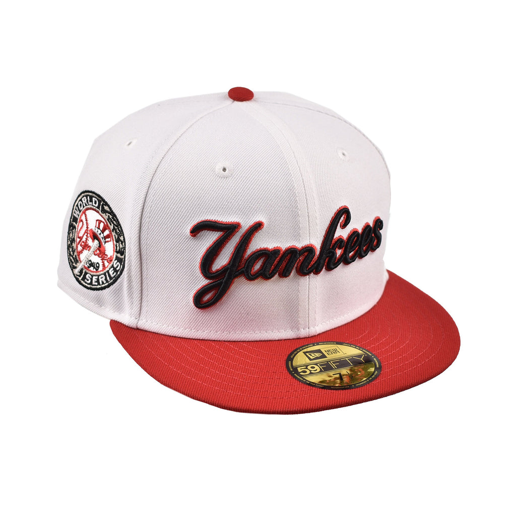 New Era New York Yankees 1949 World Series 59Fifty Men's Fitted Hat White-Black