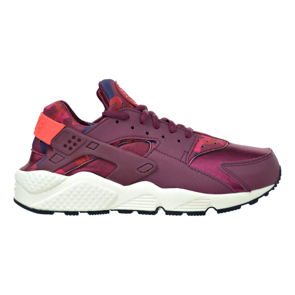 Nike Air Huarache Run Print Women's Shoes Deep Garnet/Bright Crimson
