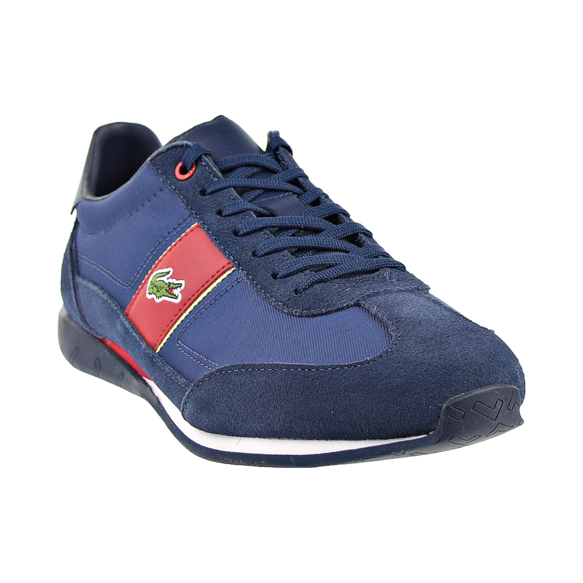 Lacoste Angular 222 2 CMA Textile Men's Shoes Navy-Red