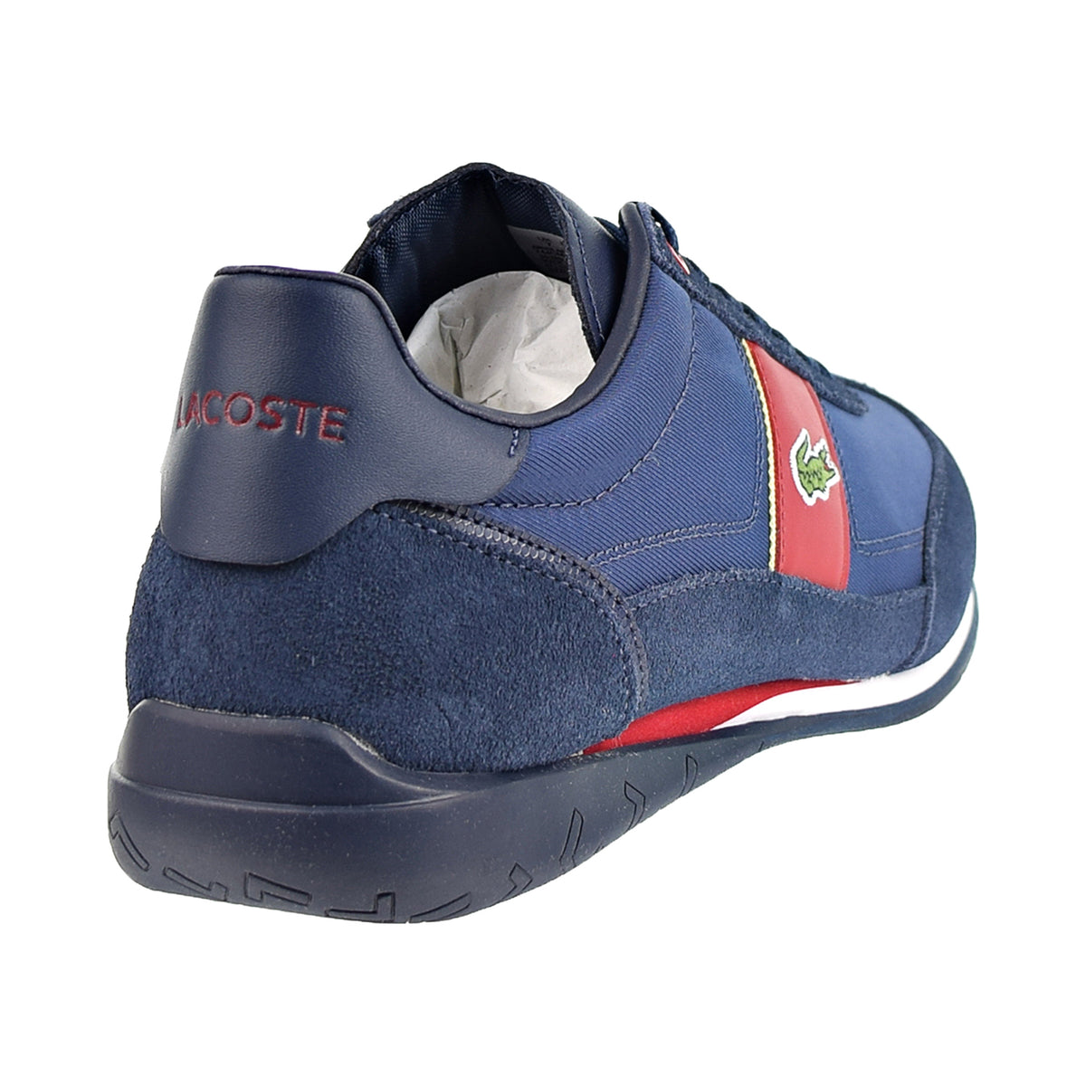 Lacoste Angular 222 2 CMA Textile Men's Shoes Navy-Red