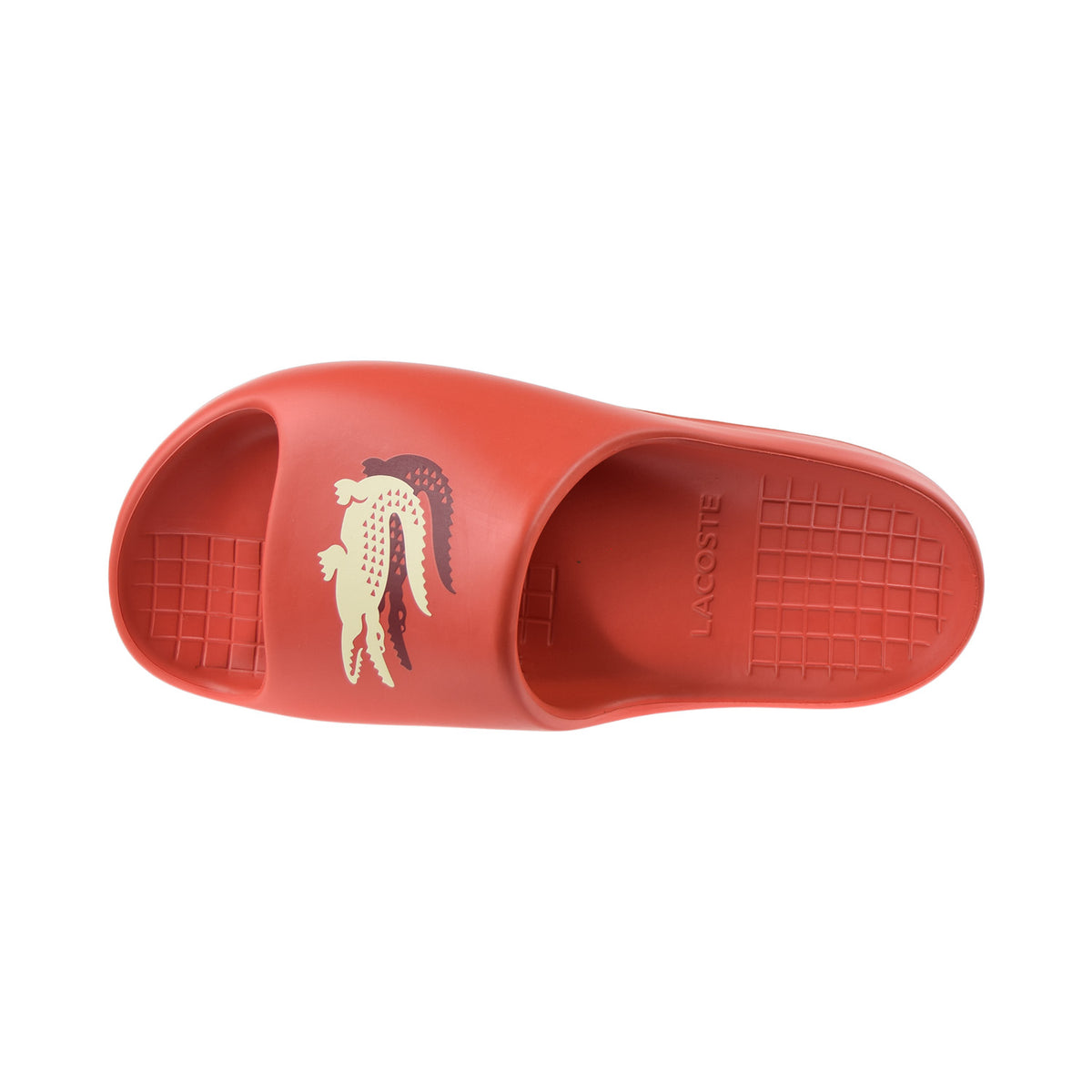 Lacoste Serve Slide 2.0 Evo Synthetic Men's Slides Red-Off White