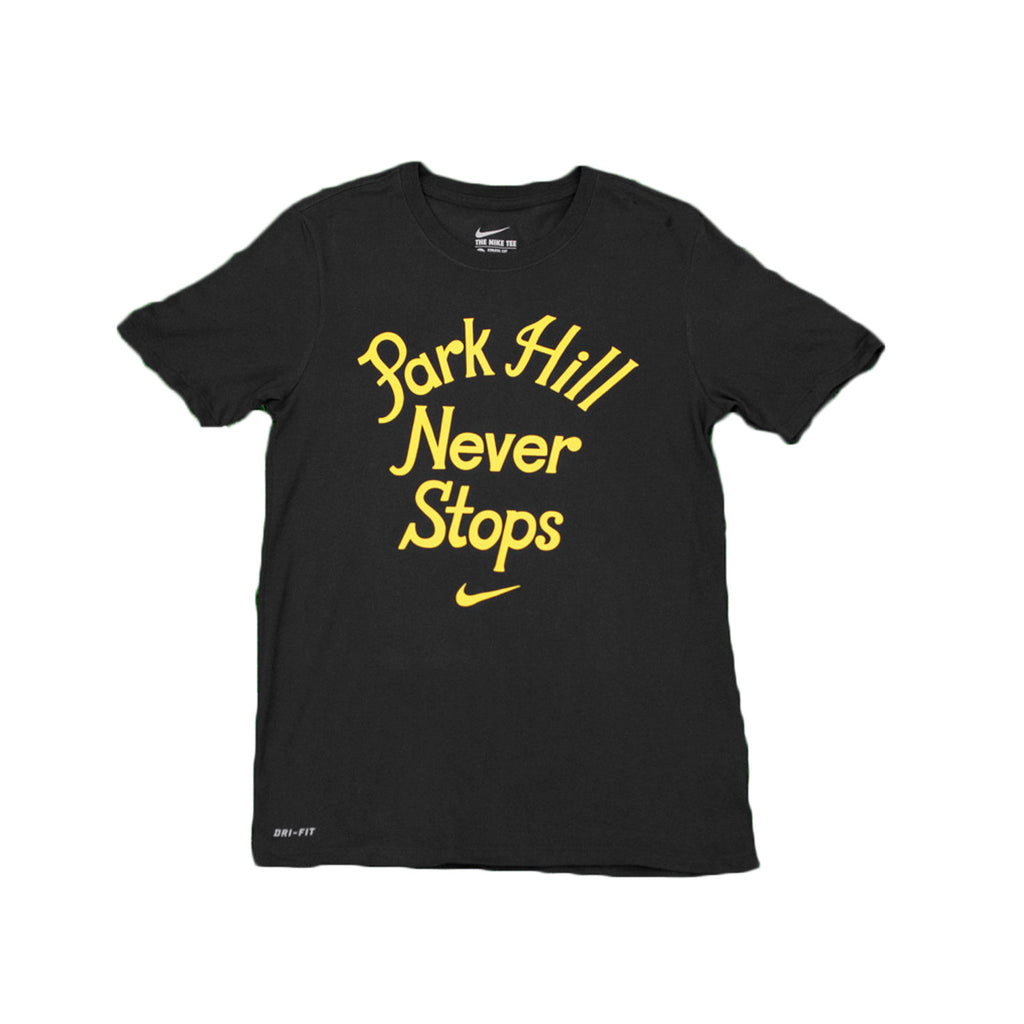 Nike "Park Hill Never Stops" Men's T-Shirt Black/Yellow