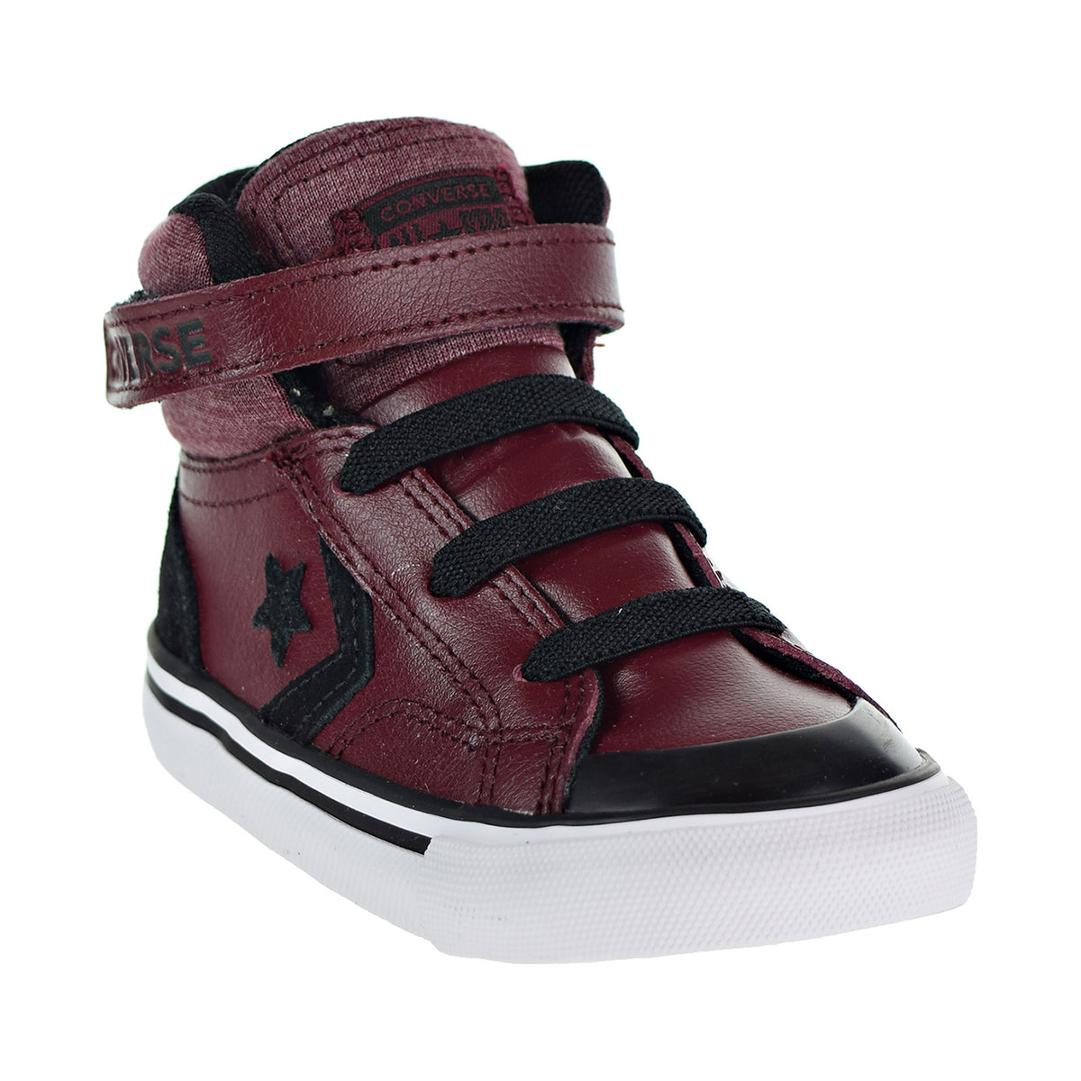 Converse Pro Blaze Strap HI Toddlers Shoes Dark Burgundy/Black/White