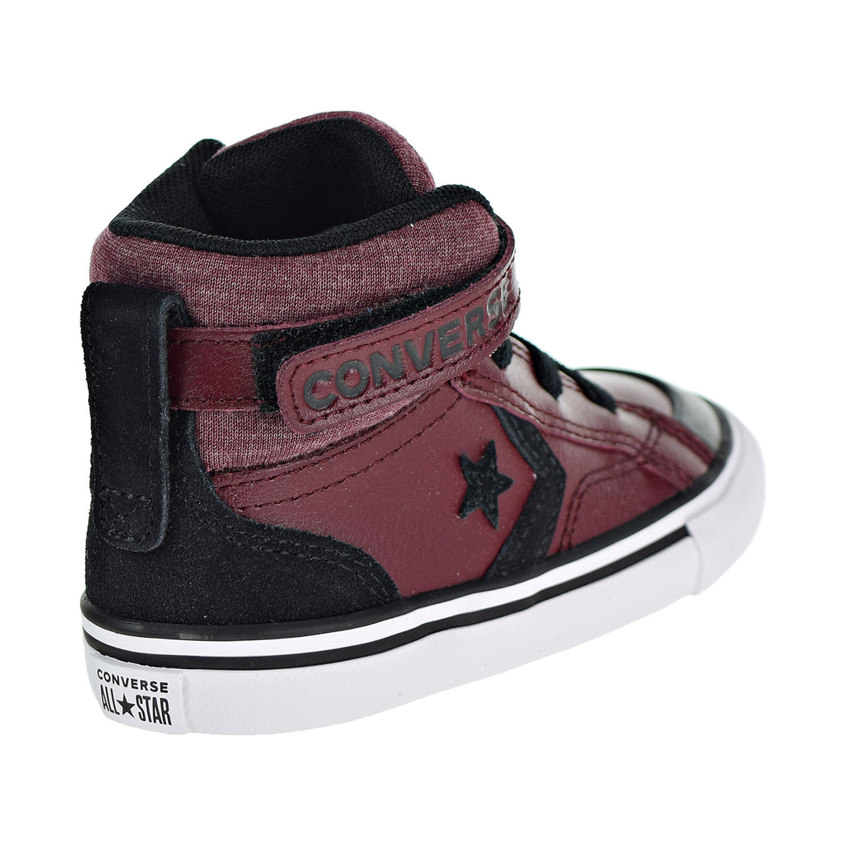 Converse Pro Blaze Strap HI Toddlers Shoes Dark Burgundy/Black/White