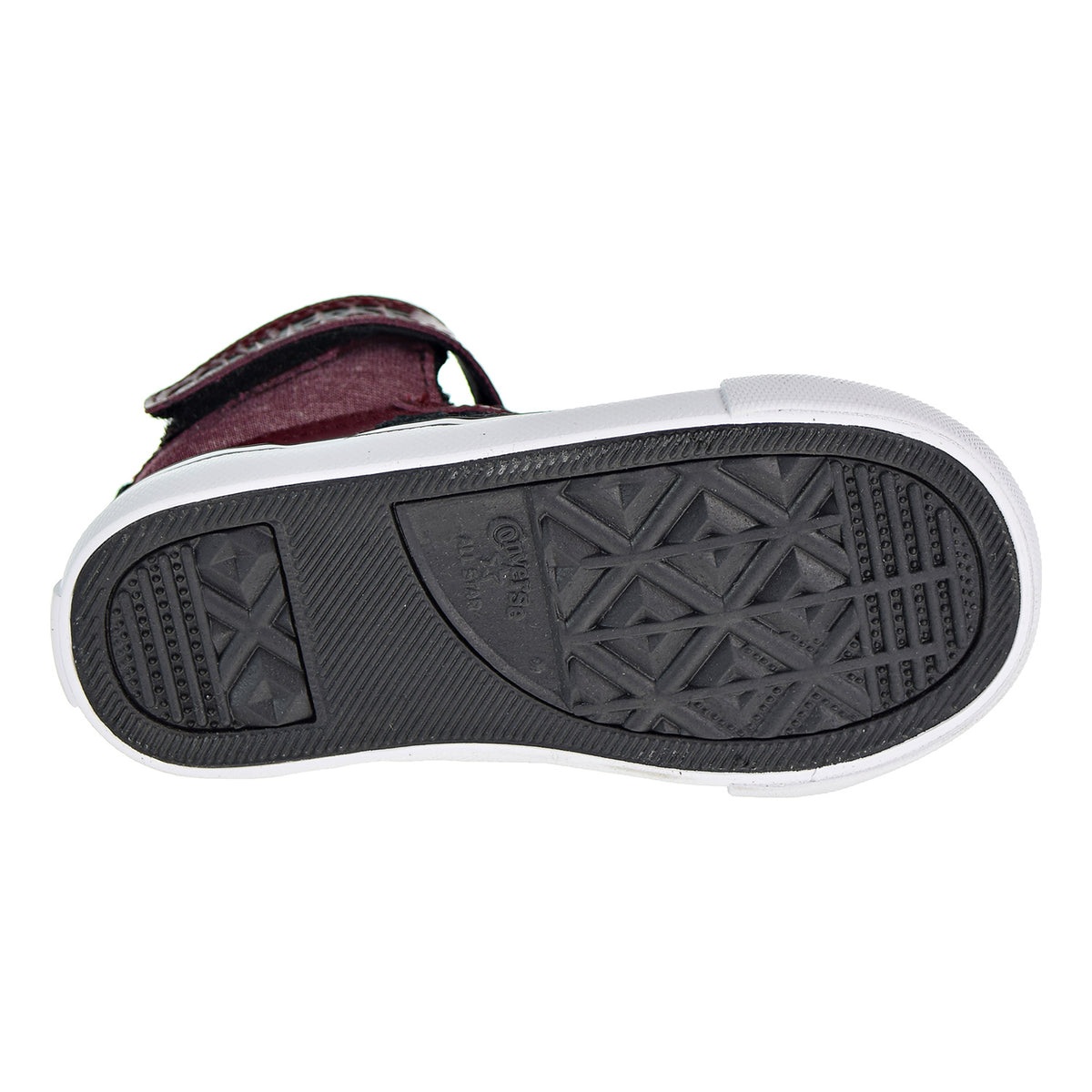 Converse Pro Blaze Strap HI Toddlers Shoes Dark Burgundy/Black/White