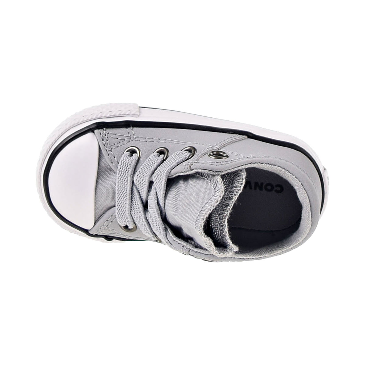 Converse Chuck Taylor All Star Maddie Glitter Leather Toddler Shoes Wolf Grey