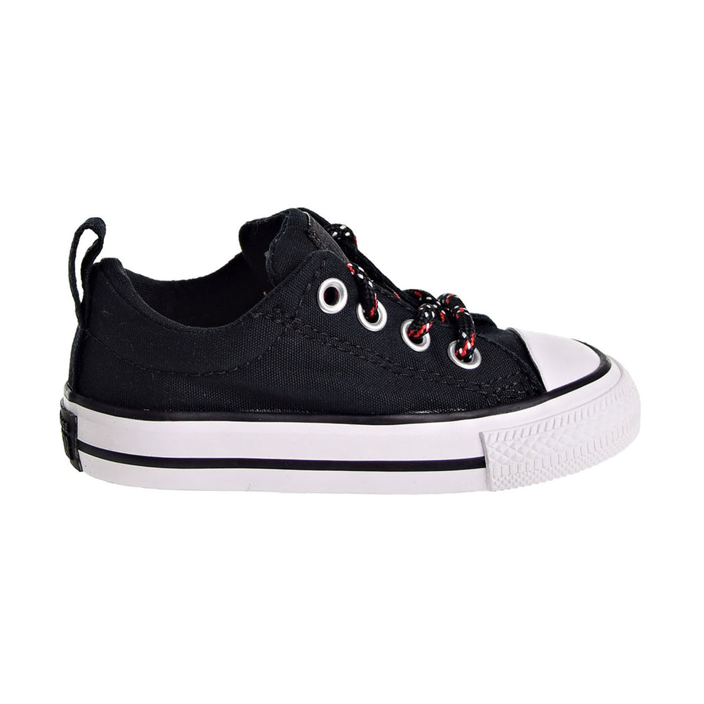 Converse Chuck Taylor All Star Street Slip Toddler's Shoes Black/ Enamel Red