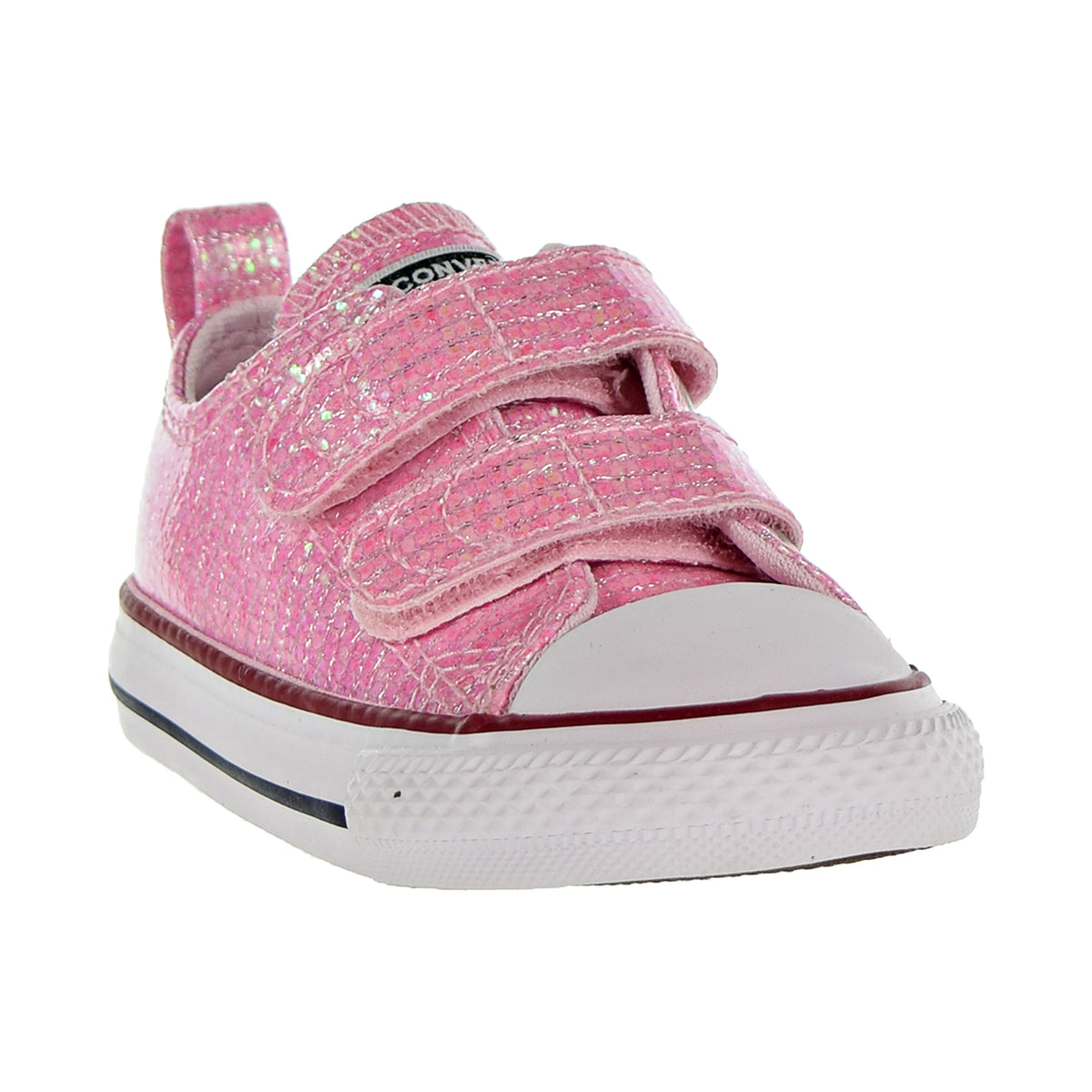 Converse Chuck Taylor All Star 2V Ox Toddler's Shoes Pink Foam/Enamel Red