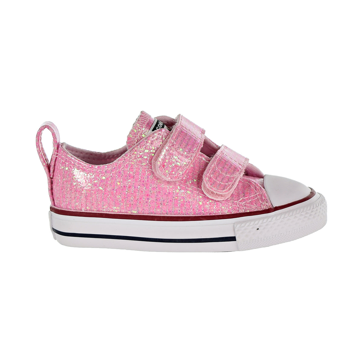 Converse Chuck Taylor All Star 2V Ox Toddler's Shoes Pink Foam/Enamel Red