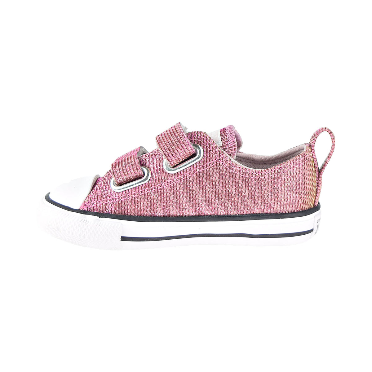 Converse Chuck Taylor AS Space Star Hook And Loop Ox Toddler Shoes Barely Rose