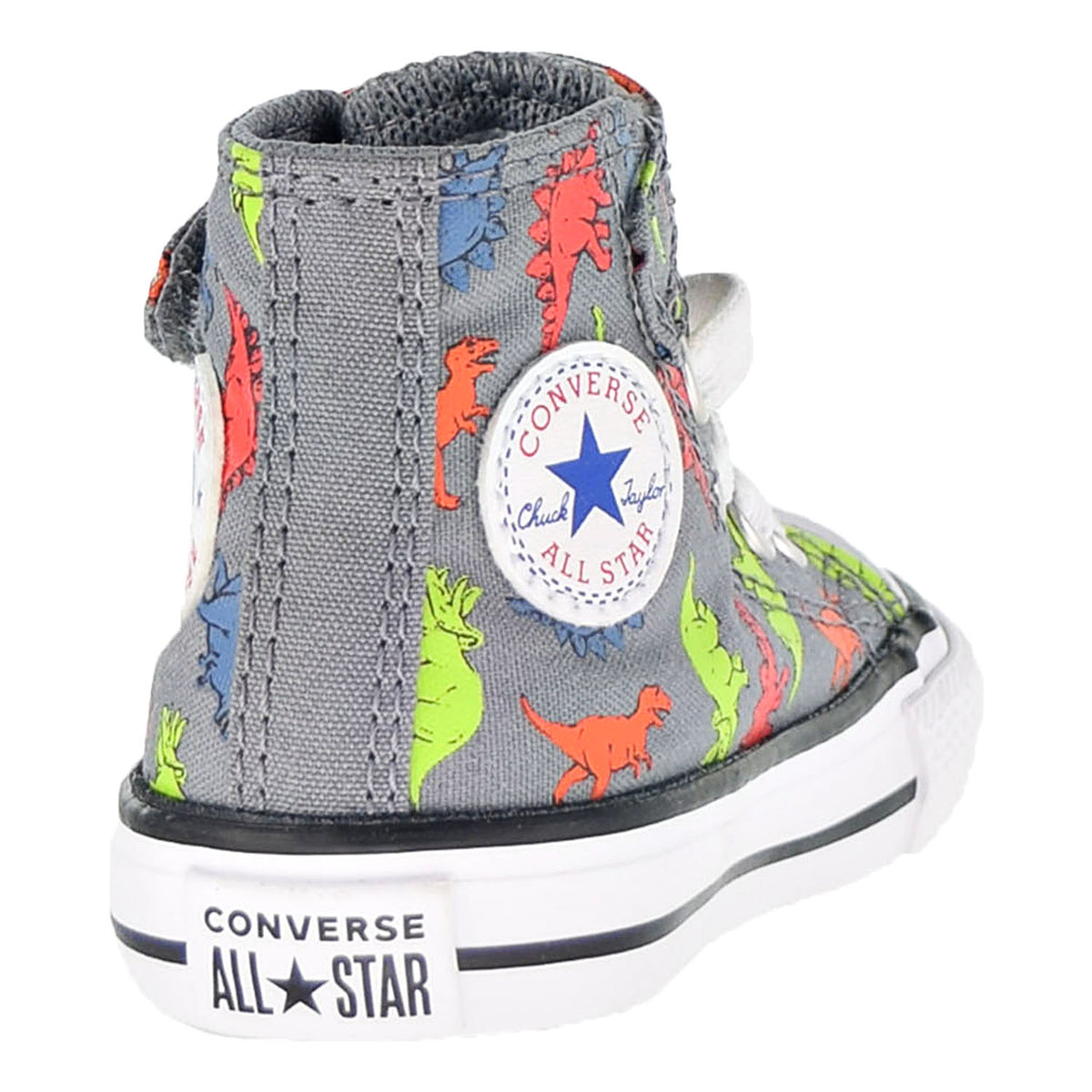 Converse Chuck Taylor AS Dinoverse Hook And Loop Toddler Shoes Cool Grey-Black