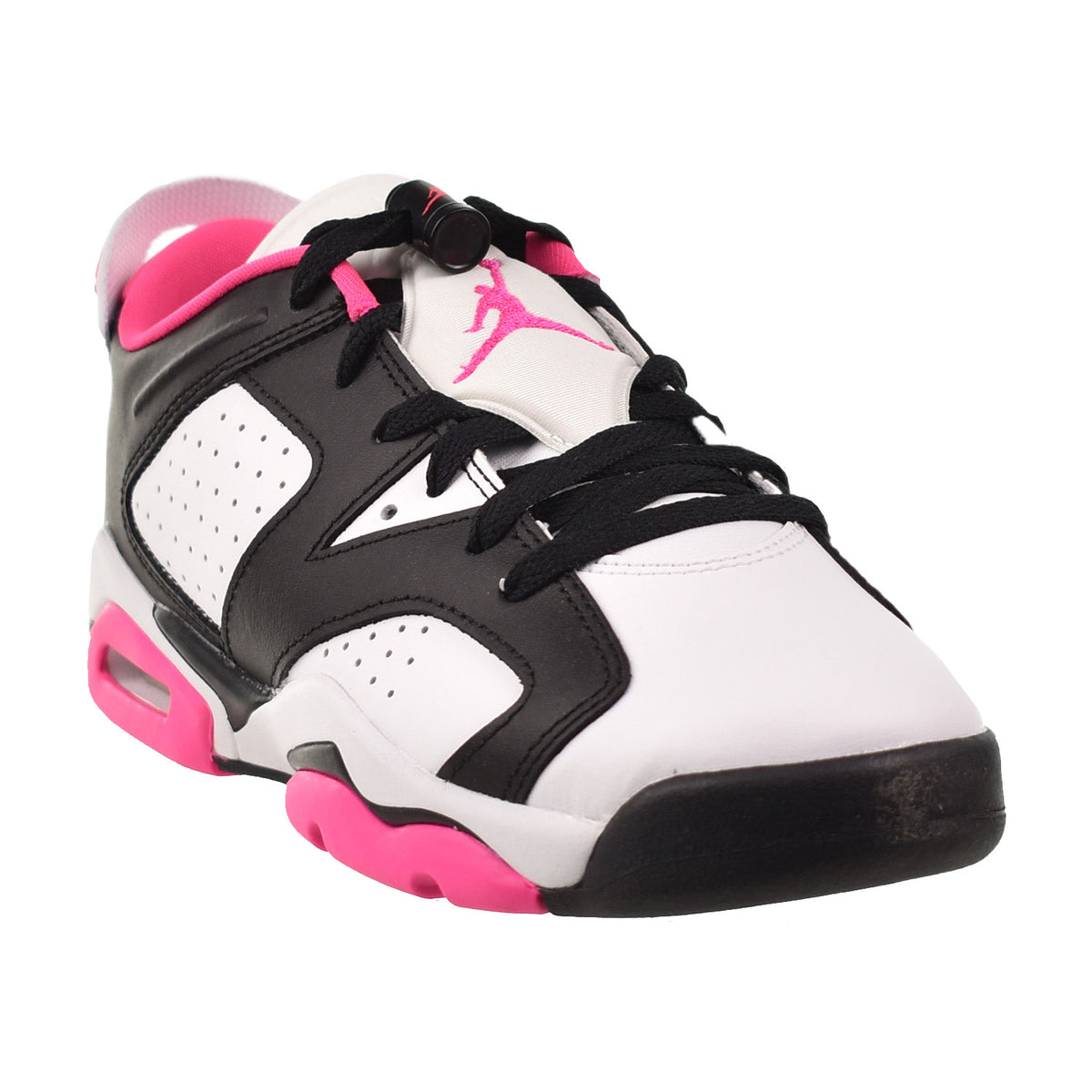 Air Jordan 6 Retro Low (GS) Big Kids' Shoes Black-White-Fierce Pink