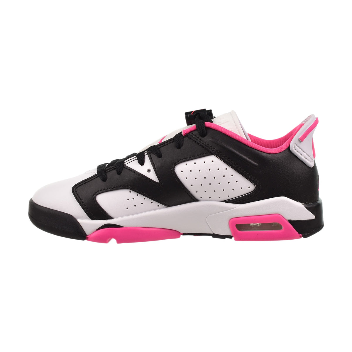 Air Jordan 6 Retro Low (GS) Big Kids' Shoes Black-White-Fierce Pink