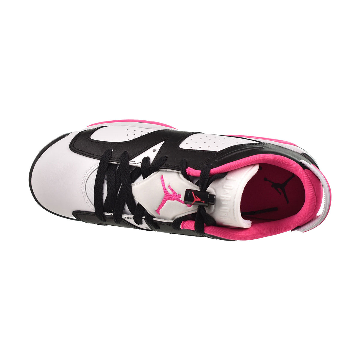 Air Jordan 6 Retro Low (GS) Big Kids' Shoes Black-White-Fierce Pink