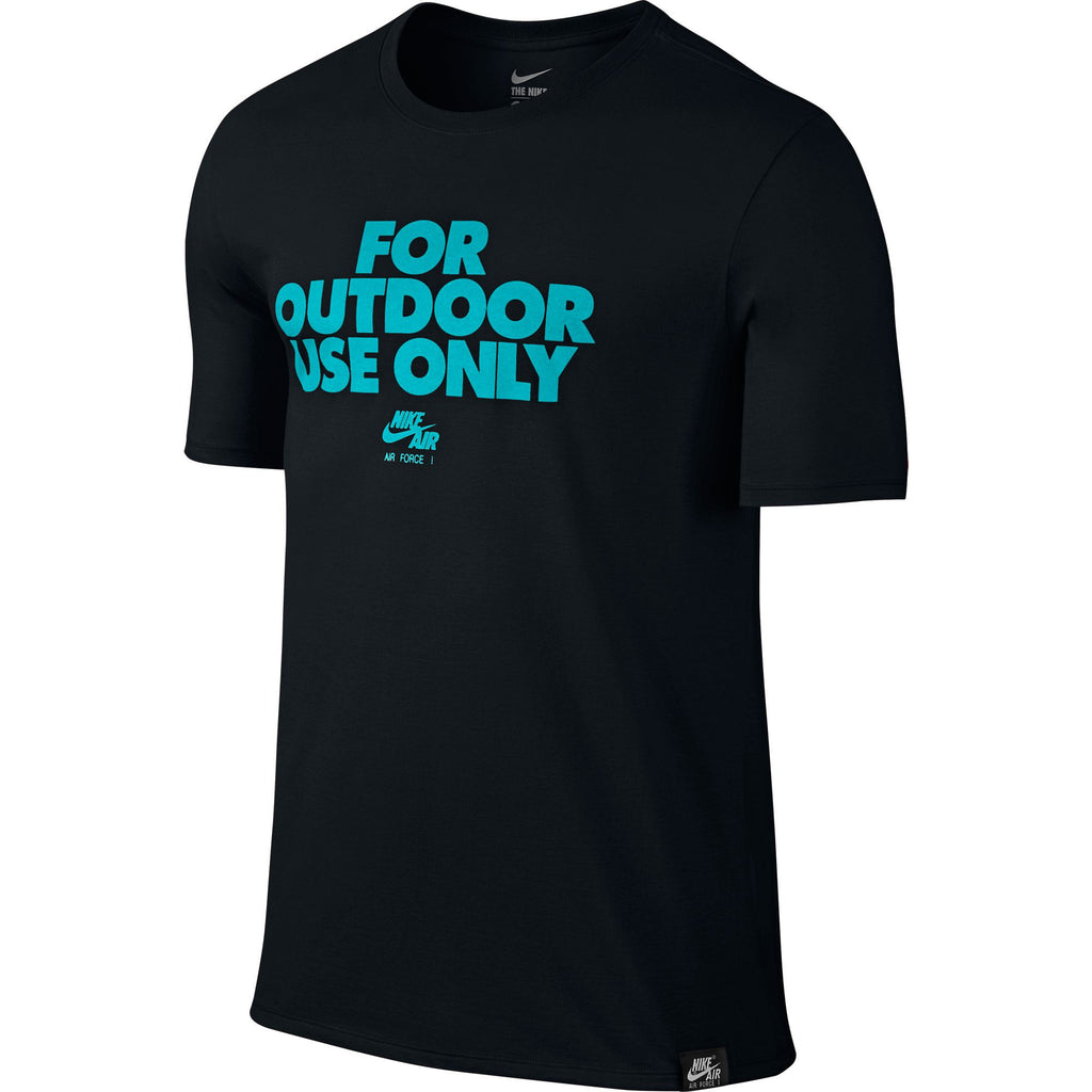 Nike Outdoor Style Only Men's Athletic T-Shirt Black/Blue