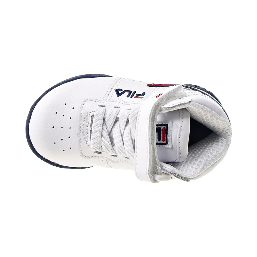 Fila white red hot sale and blue