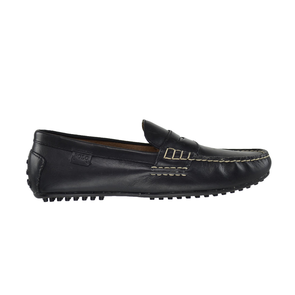 Polo Ralph Lauren Wes Smooth Pull Up Men's Loafers Black