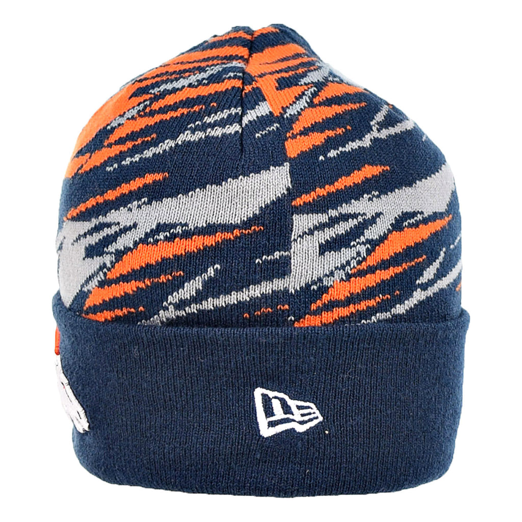 Denver Broncos New Era Knit Cap, Navy Blue/Orange