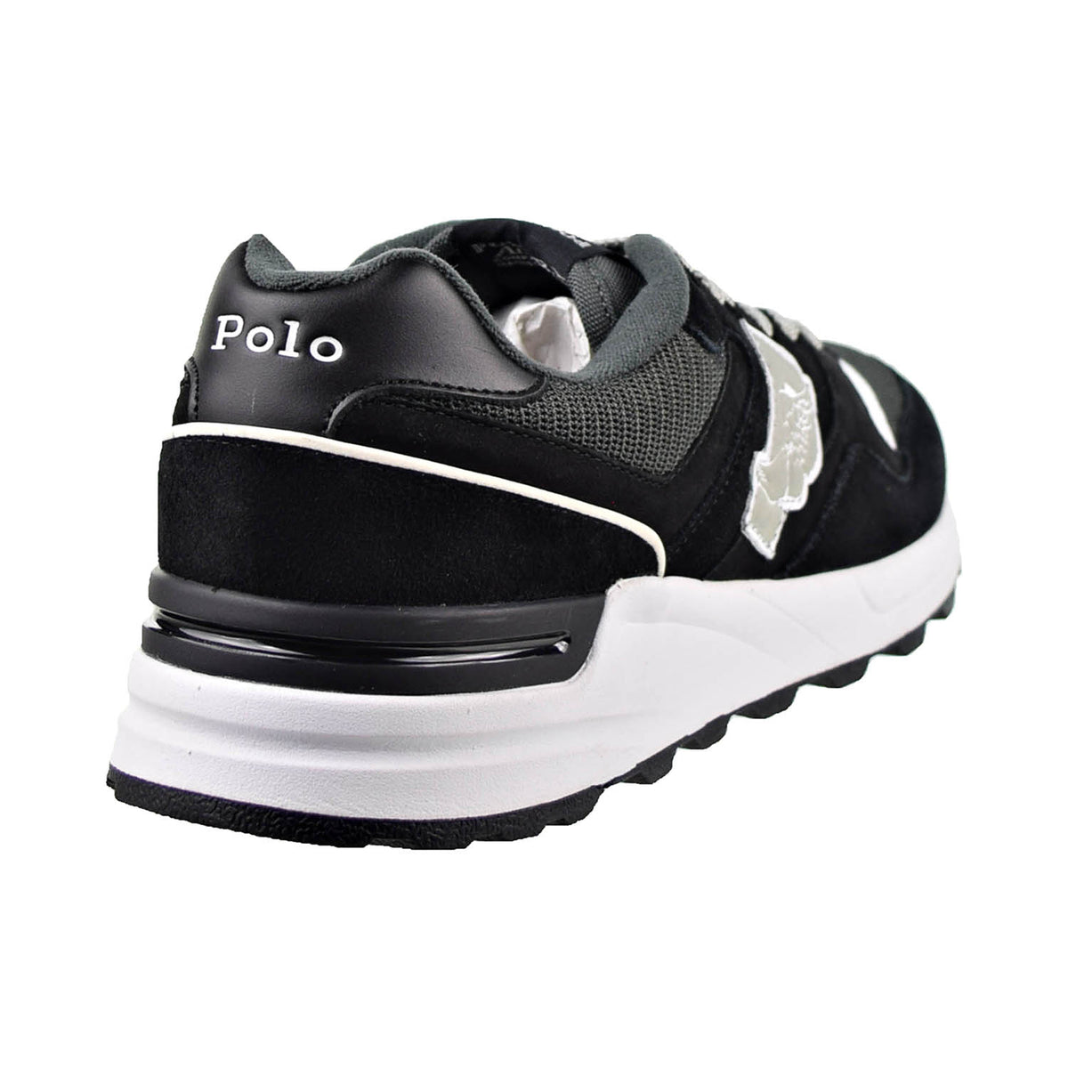 Polo Ralph Lauren Trackster 100 Men's Shoes Black-White