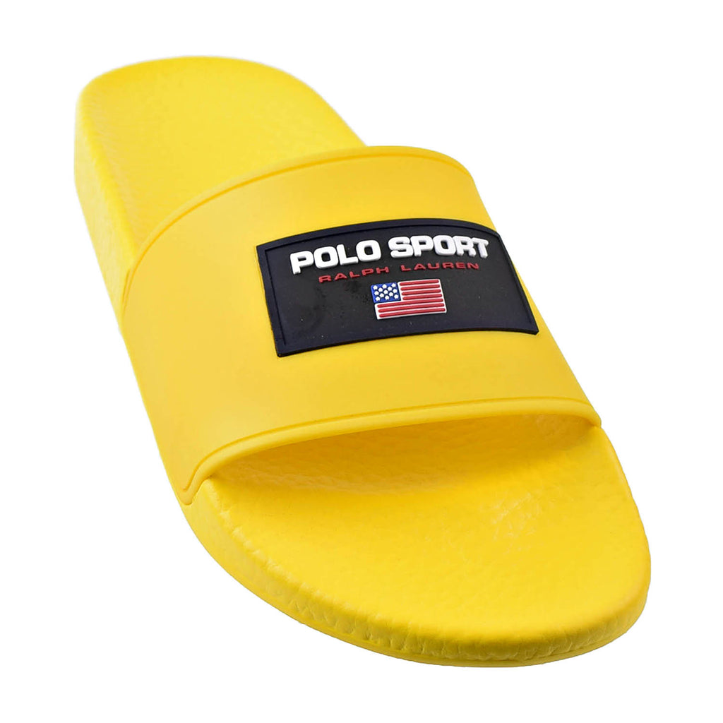 Polo Ralph Lauren Sport Men's Slides Canary Yellow