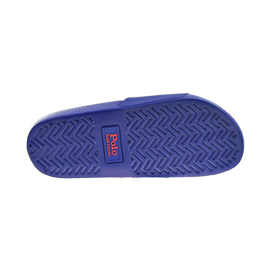 Blue on sale polo slides