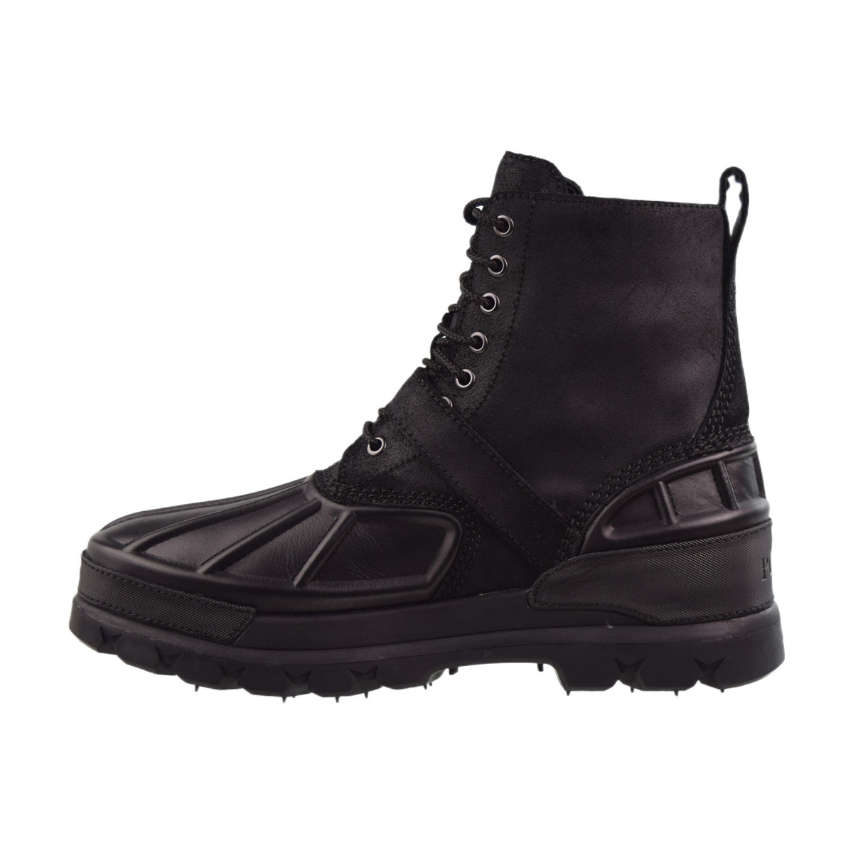 Polo Ralph Lauren Oslo High Leather Men's Nubuck Boot Black