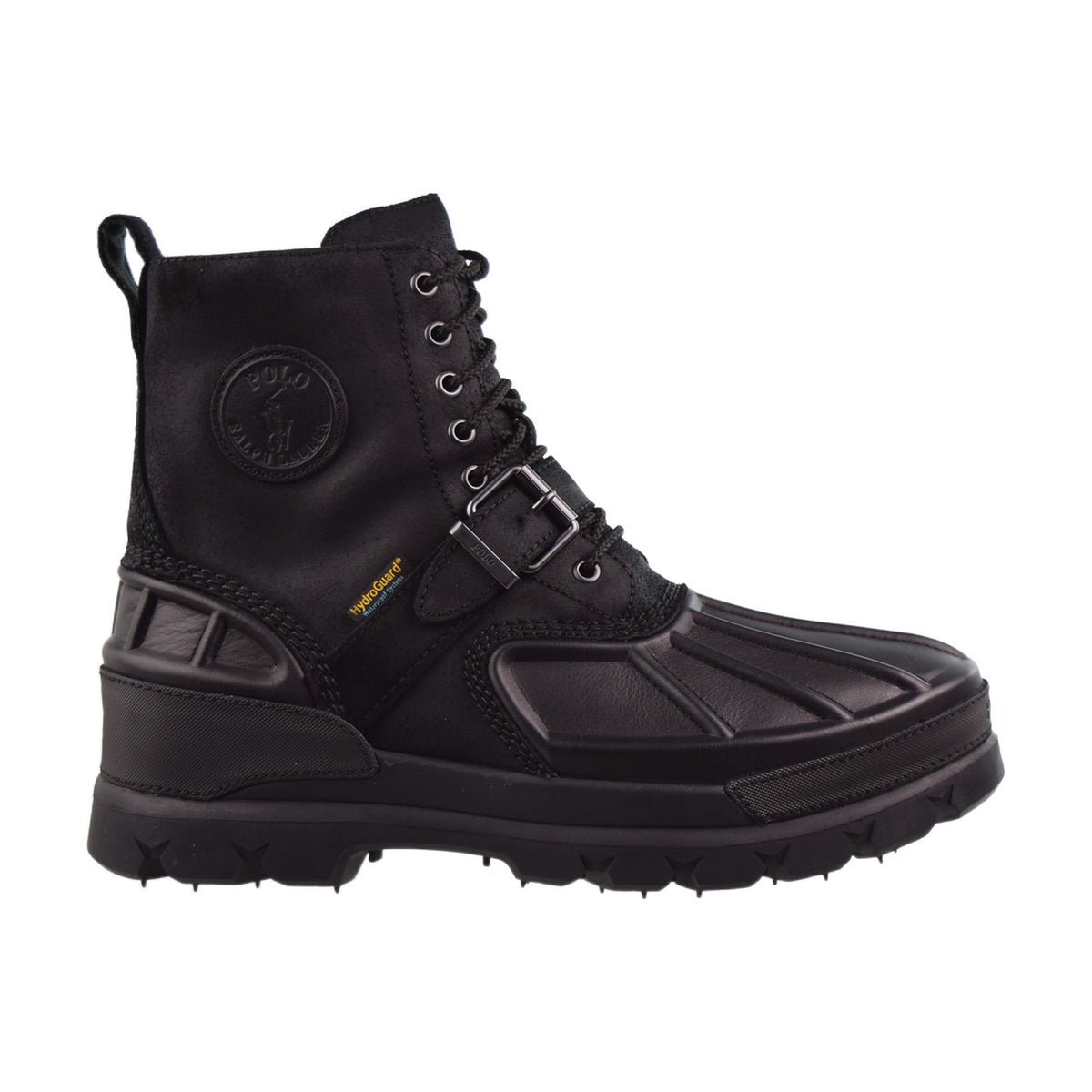 Polo Ralph Lauren Oslo High Leather Men's Nubuck Boot Black