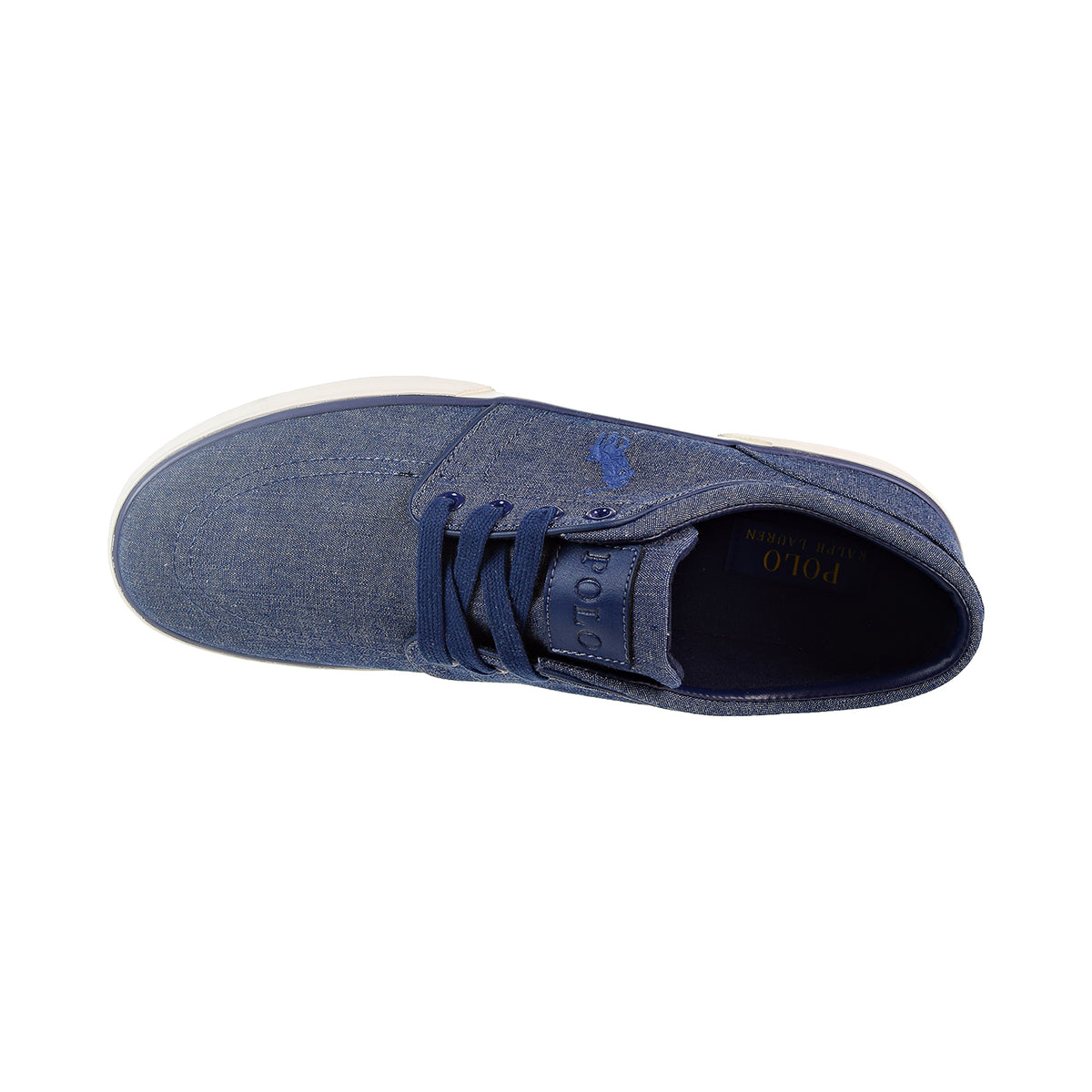 Polo Ralph Lauren Faxon Low Men's Shoes Indigo Blue/Chambray