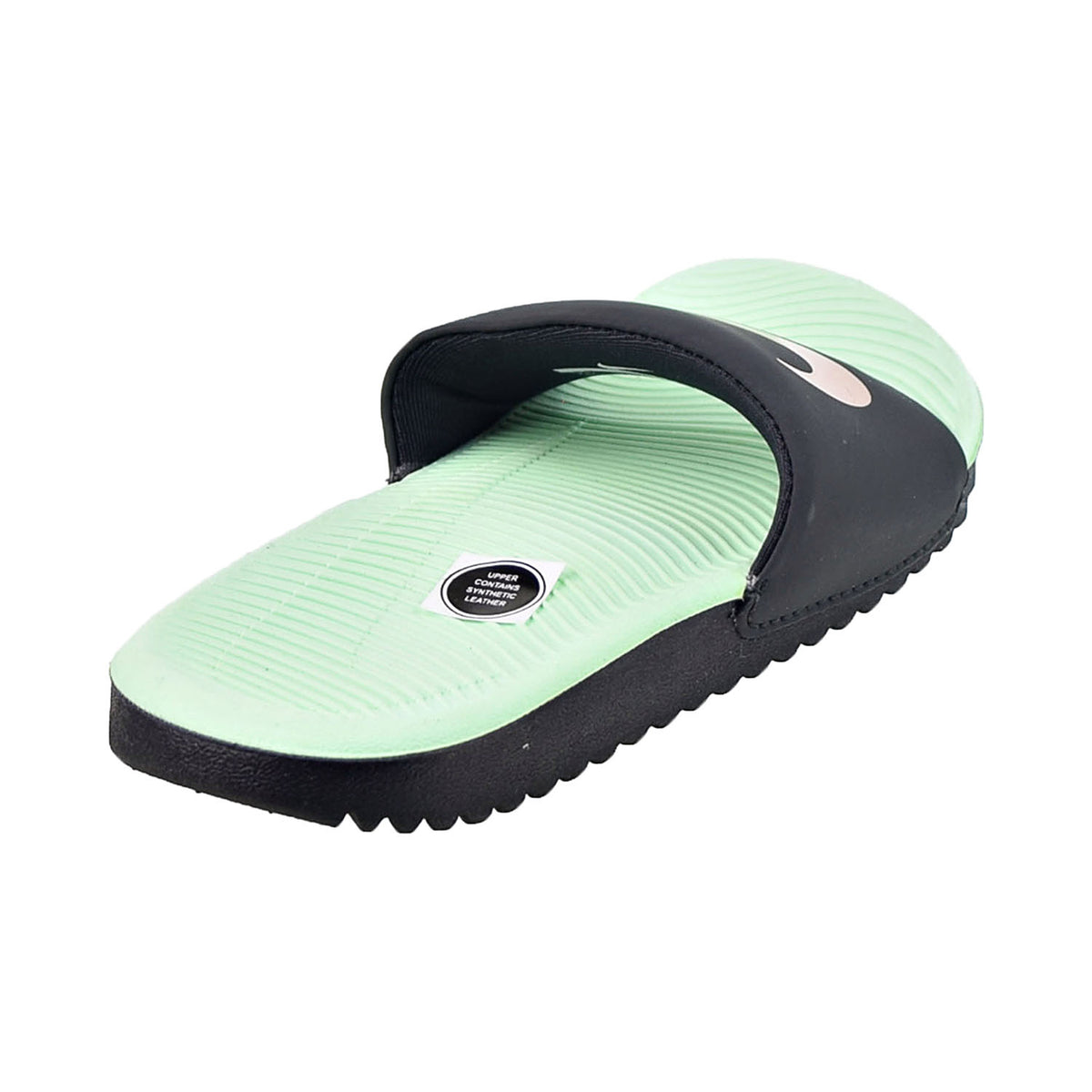 Nike Kawa  (PS) Little Kids' Slides Off Noir-Mint Foam-Metallic Red Bronze