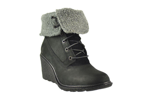 Timberland Earthkeepers Amston Roll Top Women's Boots Black
