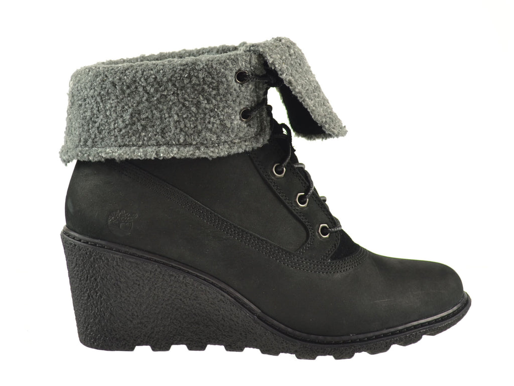 Timberland Earthkeepers Amston Roll Top Women's Boots Black