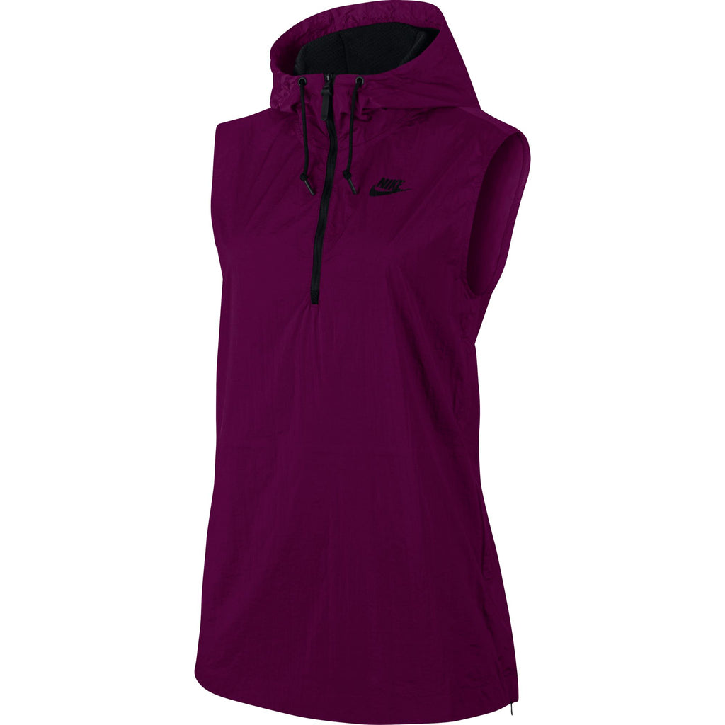 Nike Tech Hypermesh Full Zip Hooded Women's Vest Violet