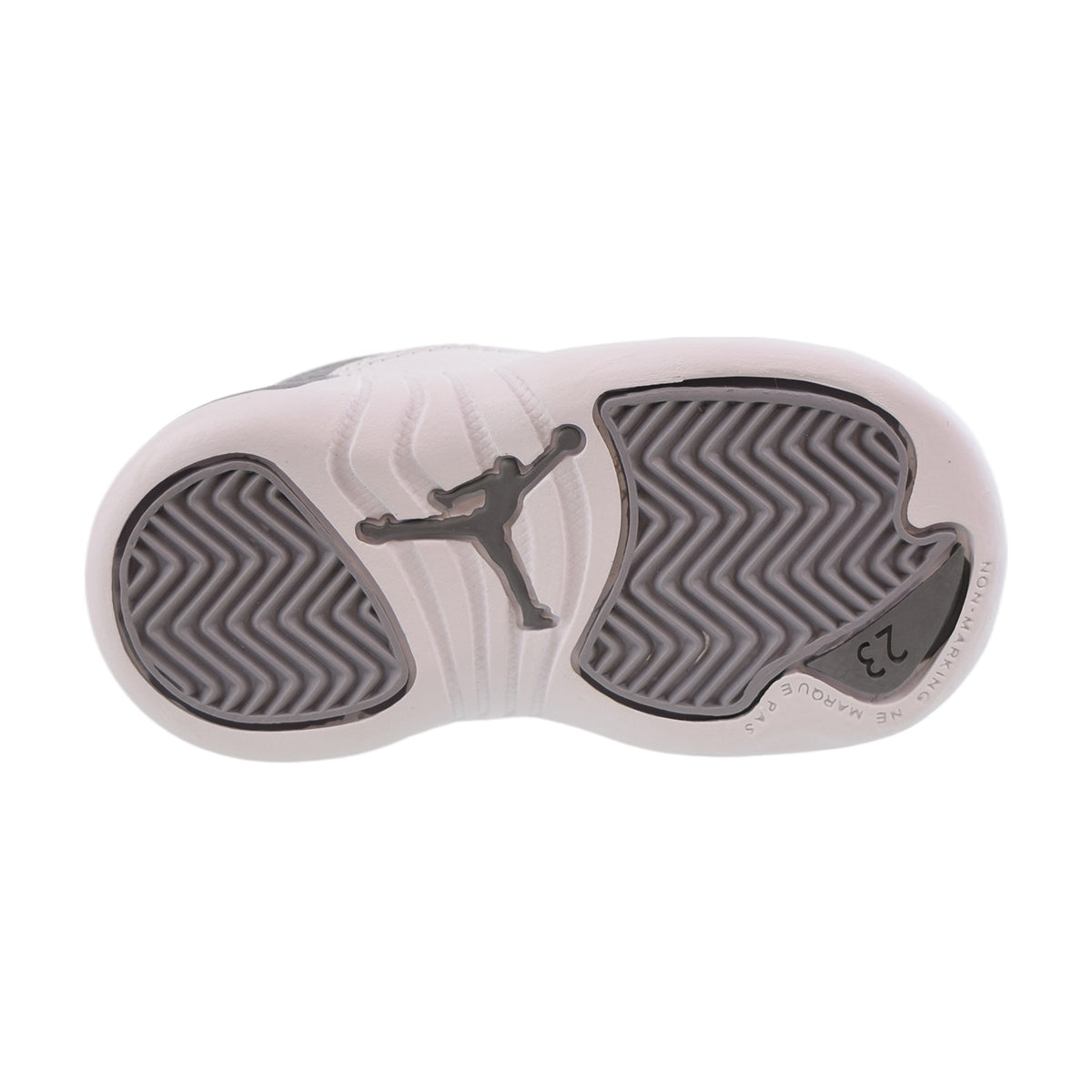 Air Jordan Retro 12 (TD) Toddlers Shoes Stealth-White-Cool Grey 